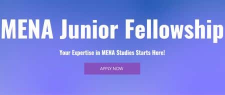 MENA Junior Fellowship for Emerging Scholars in MENA Studies 2026